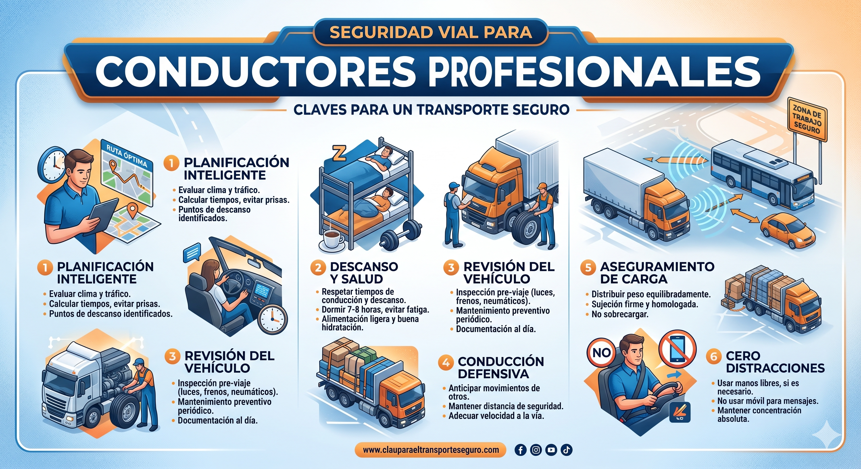 Seguridad Vial para Conductores Profesionales: Claves para un Transporte Seguro